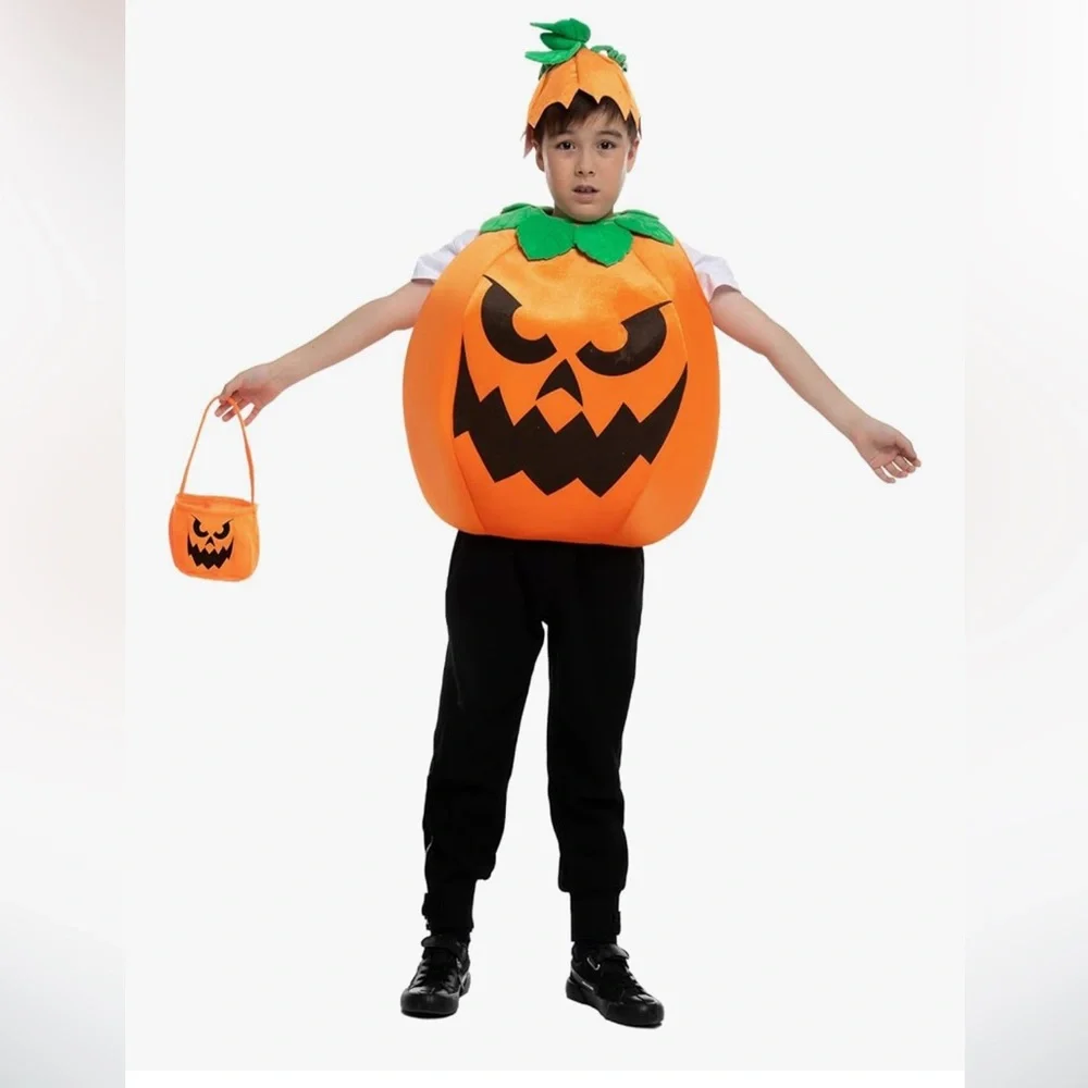 Toddler Halloween costume with hat and Basket size 3T